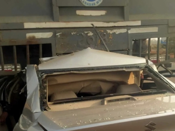 چتردرگ ضلع میں خوفناک سڑک حادثہ میں تین پولیس اہلکار ہلاک، دو کی حالت نازک