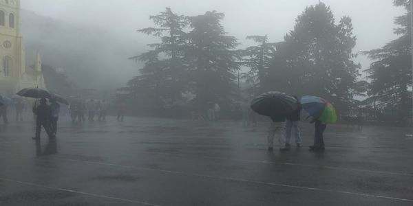 شملہ سمیت کئی مقامات پر بارش اور برف باری ، طوفان اور ژالہ باری کا الرٹ جاری