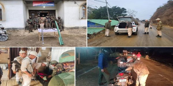 منی پور میں بھاری مقدار میں اسلحہ اور 60 کلو گرام دھماکہ خیز مواد برآمد