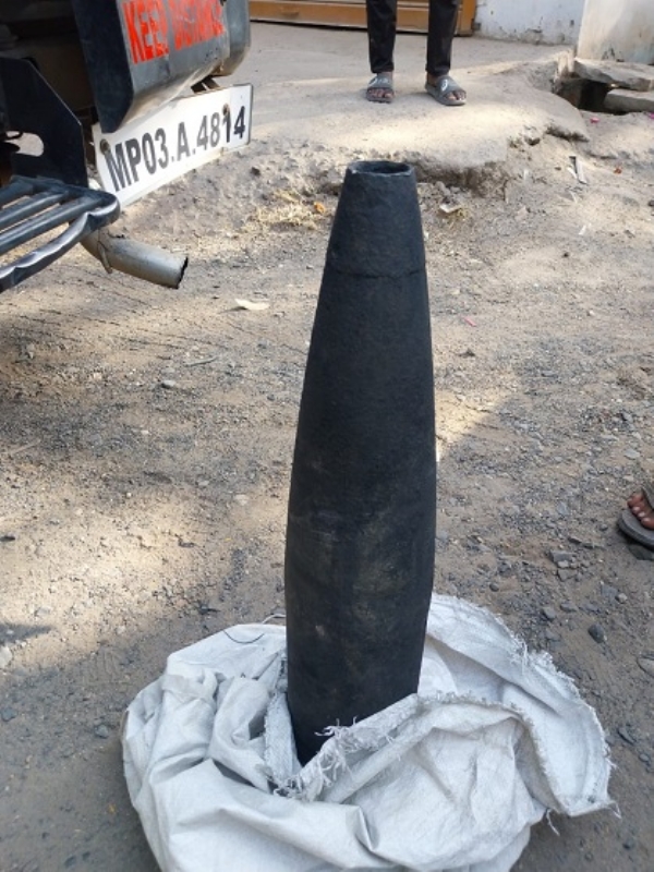 جبل پور میں برآمد مشتبہ دھماکہ خیز خول