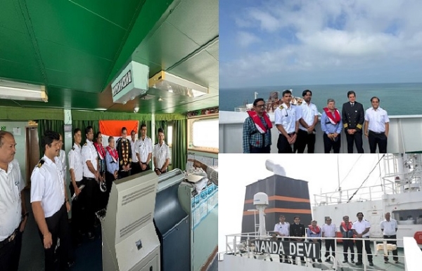 ہرمز سے 47,000 میٹرک ٹن ایل پی جی لے کر گجرات کے وڈینار بندرگاہ پر پہنچا نندا دیوی جہاز