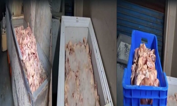 زہریلا چکن فروخت کرنے والا بڑا گروہ بے نقاب، 800 کلو باسی گوشت ضبط!