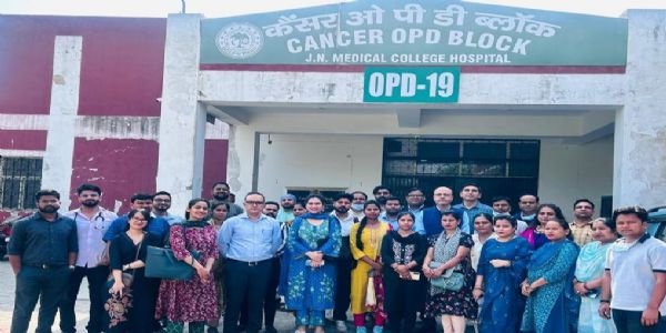 جے این میڈیکل کالج کو این ایچ ایم کینسر کیئر اسکیم کے تحت مینٹر ادارہ قرار دیا گیا