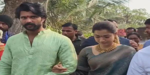 رشمیکا اور وجے کی شادی کا استقبالیہ 4 مارچ کو