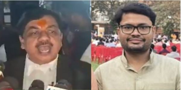 گنگا ندی میں چکن بریانی کھانے کے معاملے میں بی جے وائی ایم کے صدر اور وکیل کو دھمکی