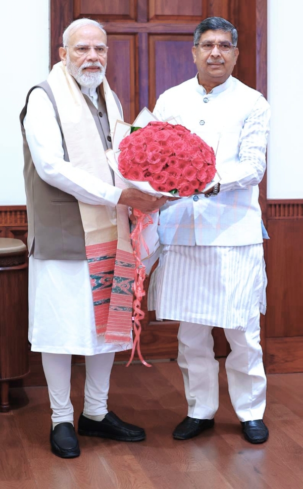 جھارکھند کے بی جے پی کے ریاستی صدر آدتیہ ساہو نے وزیر اعظم سے ملاقات کی