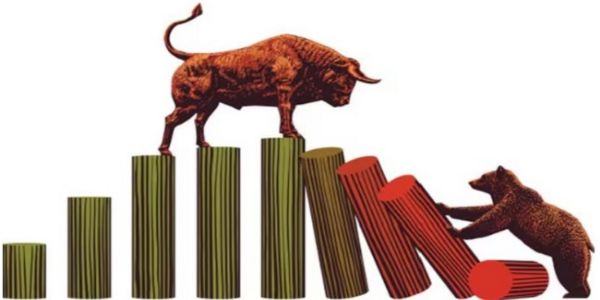 شروعاتی کاروبار میں اتار چڑھاو کے درمیان شیئر بازار میں تیزی کا رخ