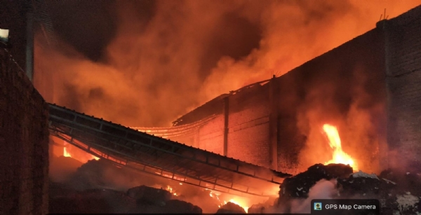 پانی پت: فیکٹری میں آگ لگنے سے لاکھوں کا نقصان پانی پت: فیکٹری میں آگ لگنے سے لاکھوں کا نقصان