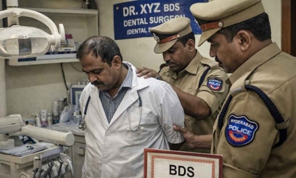 حیدرآباد میں جعلی ڈینٹسٹ گرفتار
