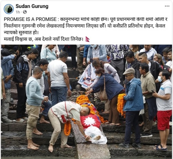 سودن گرونگ کا ردِعمل