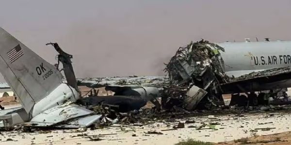 سعودی عرب کے شہزادہ سلطان ایئربیس پر ایران کا بڑا حملہ، امریکی جاسوس طیارہ تباہ