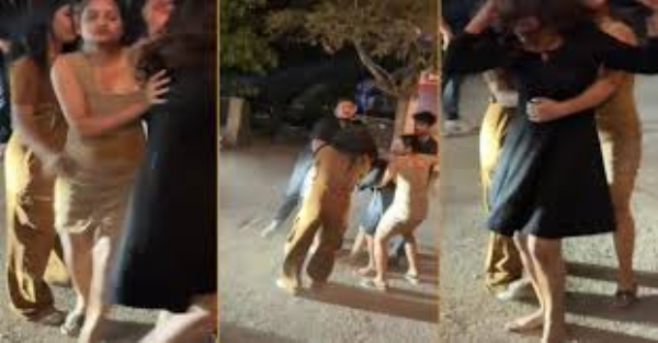 بھوپال: نشے میں دھت خواتین نے سڑک پر کیاہنگامہ کیا، ایم پی نگر میں دیر رات ہائی وولٹیج ڈرامہ