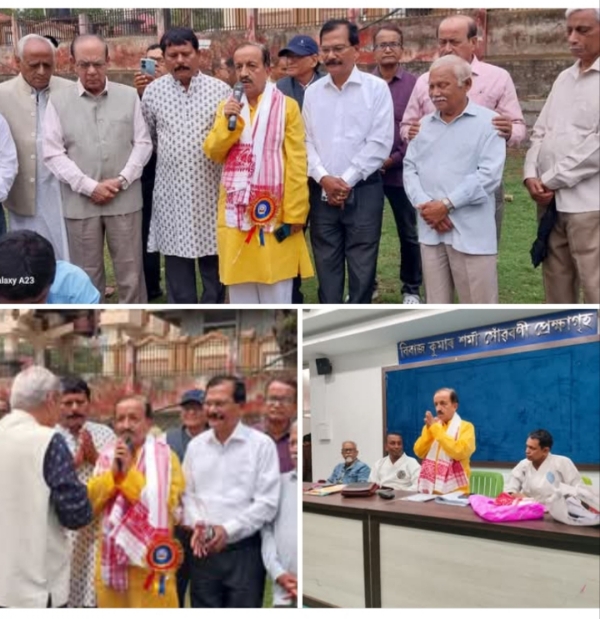 نیو گوہاٹی میں آزاد امیدوار کشال شرما کی انتخابی مہم کو بڑے پیمانے پر عوامی حمایت حاصل