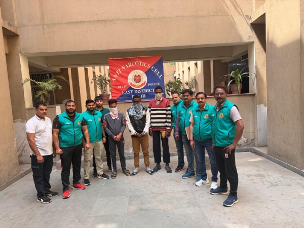 مشرقی دہلی میں ڈرگ سنڈیکیٹ کا پردہ فاش 1.10 کروڑ مالیت کی منشیات ضبط