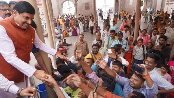 مدھیہ پردیش کے وزیراعلیٰ نے وارانسی میں کاشی وشوناتھ کوریڈور کا دورہ کیا