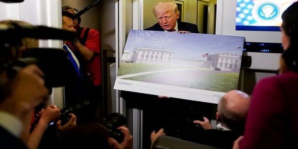 وائٹ ہاوس میں رقص ہال کے نیچے خفیہ فوجی کمپاونڈ، ٹرمپ نے کیا انکشاف