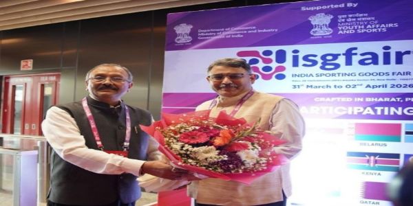 آئی ایس جی ایف 2026 میں ہندوستان کو کھیلوں کے سامان کی تیاری کا عالمی مرکز بنانے پر زور