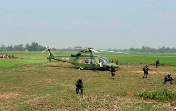 Nepal-Election-Army-Helicopter