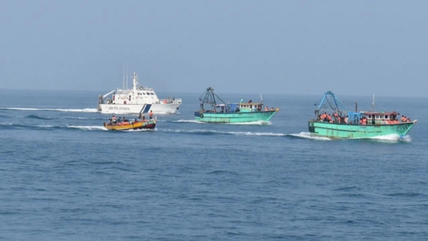 سری لنکا کے دو ماہی گیر بھارتی سمندری حدود میں مچھلیاں پکڑنے پر گرفتار