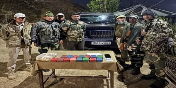 تینگنوپال ناکا چیک پوسٹ پر بھاری مقدار میں منشیات برآمد