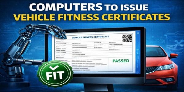 گاڑیوں کوفٹنس سرٹیفکیٹ اب کمپیوٹر دے گا
