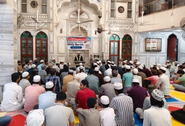 ایک مینار جامع مسجد للیتا پار دہلی میں روح پرور محفلِ قرات کا انعقاد