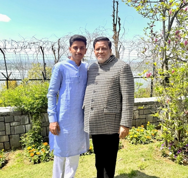 ورلڈ پیس ہارمنی کے چیئرمین شکیل سیفی نے کشمیر سے عالمی امن کا پیغام دیا