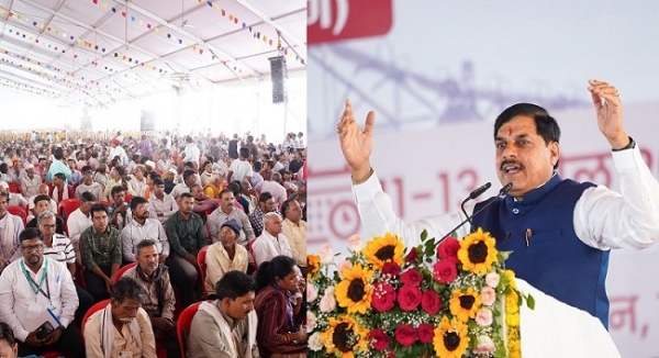 رائسین میں انت کرشی مہوتسو سے خطاب کرتے ہوئے وزیر اعلیٰ