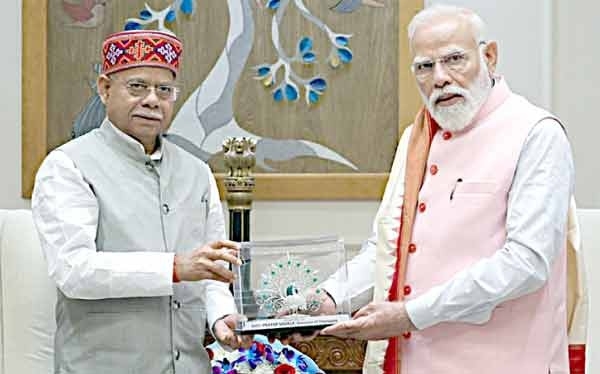 گورنر شیو پرتاپ شکلا کی صدر جمہوریہ اور وزیراعظم سے ملاقات