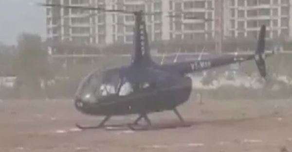 Accident Bhujbal Helicopter Landing Accident Bhujbal Helicopter Landing