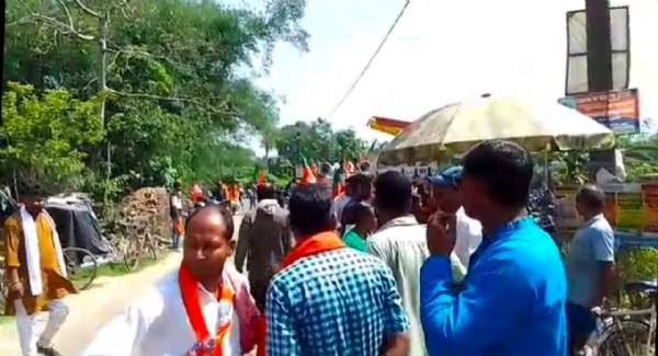 گوگھاٹ میں بائیں محاذ اور بی جے پی کارکنوں کے درمیان کشیدگی