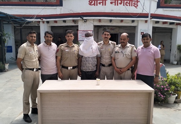 نانگلوئی میں منشیات سمیت غیر ملکی گرفتار، 8.4 گرام ایم ڈی ایم اے برآمد