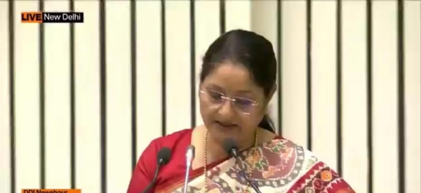 خواتین کے ریزرویشن قانون سے قوم کی تعمیر کو نئی سمت ملے گی: اناپورنا دیوی