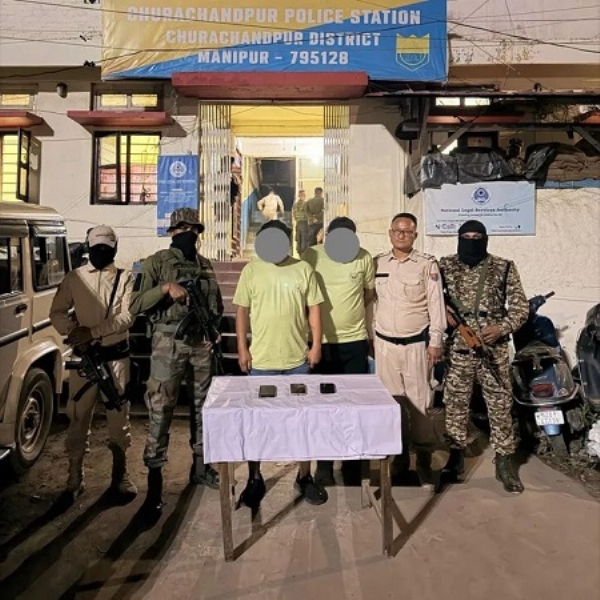 چرا چاند پور میں سیکورٹی فورسز پر فائرنگ کے معاملے میں گرفتار دو ملزمان کی تصویر