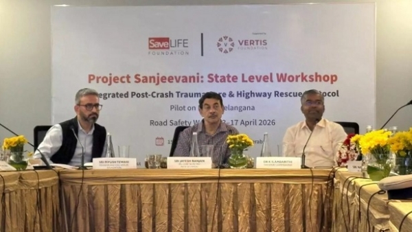 ہندوستان کا پہلا مربوط ہائی وے ٹراما کیئر سسٹم کا تلنگانہ میں آغاز