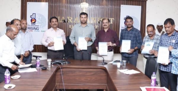 نارائن پیٹ میں بغیر اجازت ریت کی منتقلی پر سخت کاروائی کا انتباہ