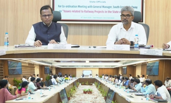 ریلوے منصوبوں پرعمل آوری کے لئے ریاستی حکومت اور ریلوے حکام کا اجلاس