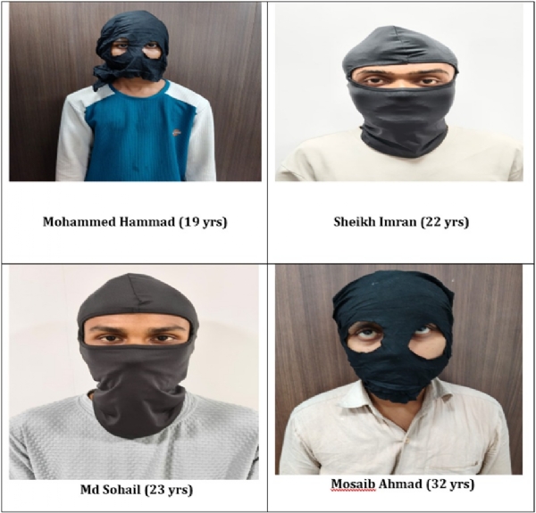 اسپیشل سیل نے چار بشدت پسند نوجوانوں کو گرفتار کیا، آئی ای ڈی بنانے کی سازش کا انکشاف