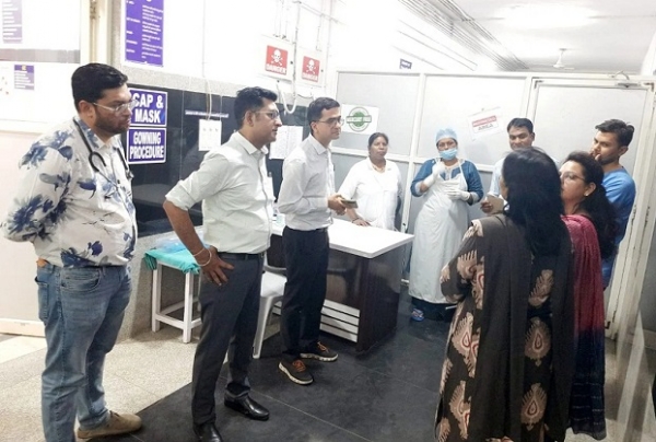 رات 12 بجے سول اسپتال پہنچی سی ایم ایچ او دفتر کی ٹیم