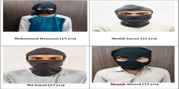 اسپیشل سیل نے چار شدت پسند نوجوانوں کو گرفتار کیا، آئی ای ڈی بنانے کی سازش کا انکشاف