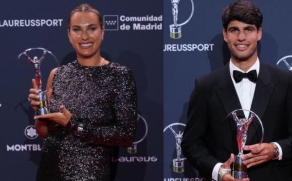 Sports-LaureusAwards-Alcaraz-Sabalenka-