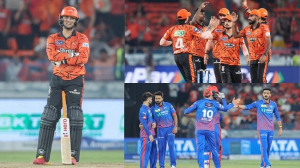 آئی پی ایل 2026: ابھشیک شرما کی طوفانی سنچری، حیدرآباد نے دہلی کو 47 رن سے ہرایا