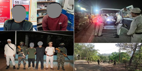 منی پور: پرتشدد کارروائیوں میں ملوث دو گرفتار دو عسکریت پسند بھی پکڑے گئے