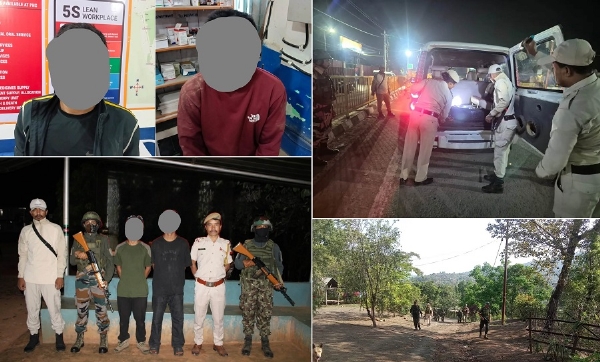 منی پور: پرتشدد کارروائیوں میں ملوث دو گرفتار دو عسکریت پسند بھی پکڑے گئے