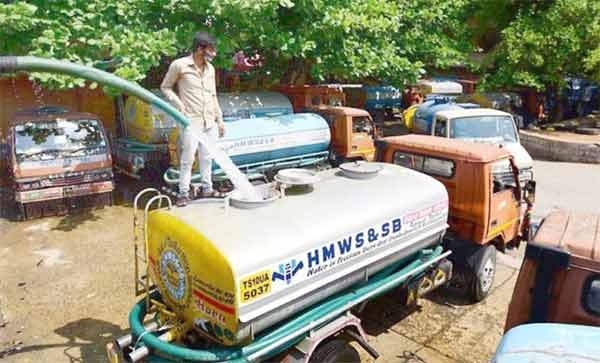 پانی کے ٹینکرس کی شہر ی طلب میں بے تحاشہ اضافہ