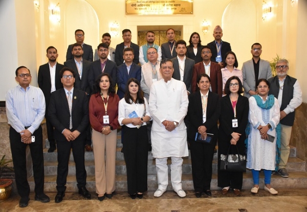 نیپال کے 20 رکنی میڈیا وفد نے یوپی اسمبلی کے اسپیکر سے ملاقات کی