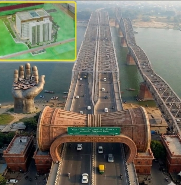 کاشی کے لوگوں کی مانگ پر وزیر اعظم مودی نے سگنیچر برج اور سپر اسپیشلٹی اسپتال کا سنگ بنیاد رکھا