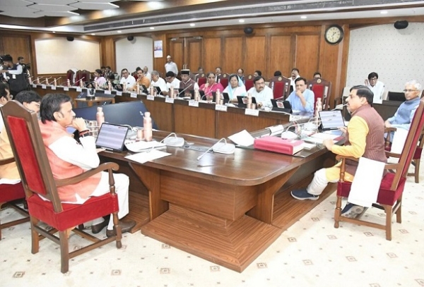 وزیر اعلیٰ ڈاکٹر موہن یادو کی صدارت میں کابینہ کی میٹنگ