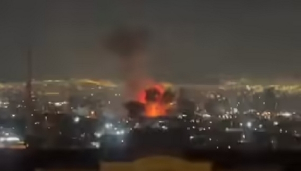 ایران میں تہران اور آس پاس کے حصوں پر زبردست حملے