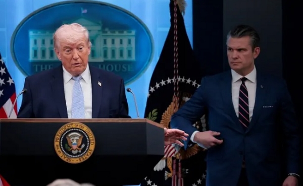 ٹرمپ کی امریکی وزیر جنگ کے ہمراہ ایران کو ’ایک رات میں تباہ‘ کرنے کی دھمکیاں